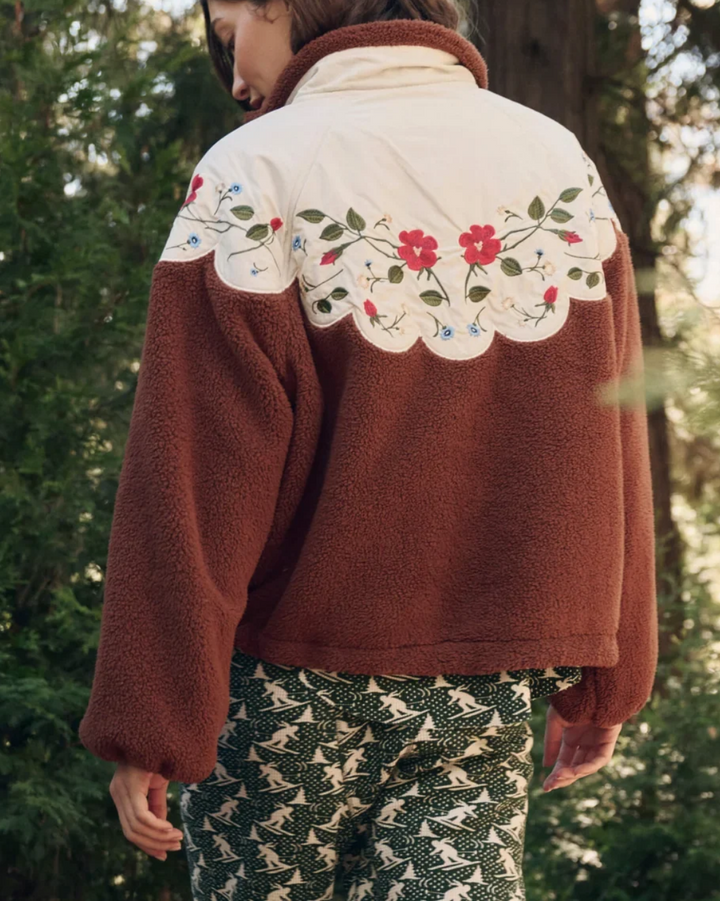 The Plush Wildflower Pullover | Chestnut