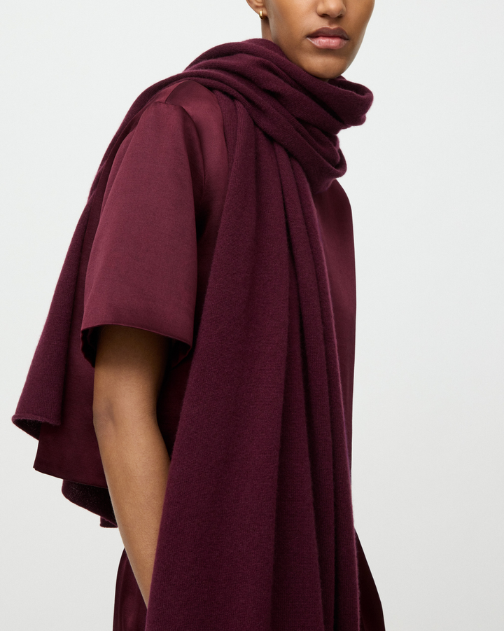 Knitted Scarf | Bordeaux