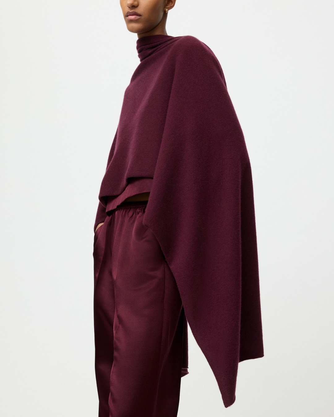 Knitted Scarf | Bordeaux