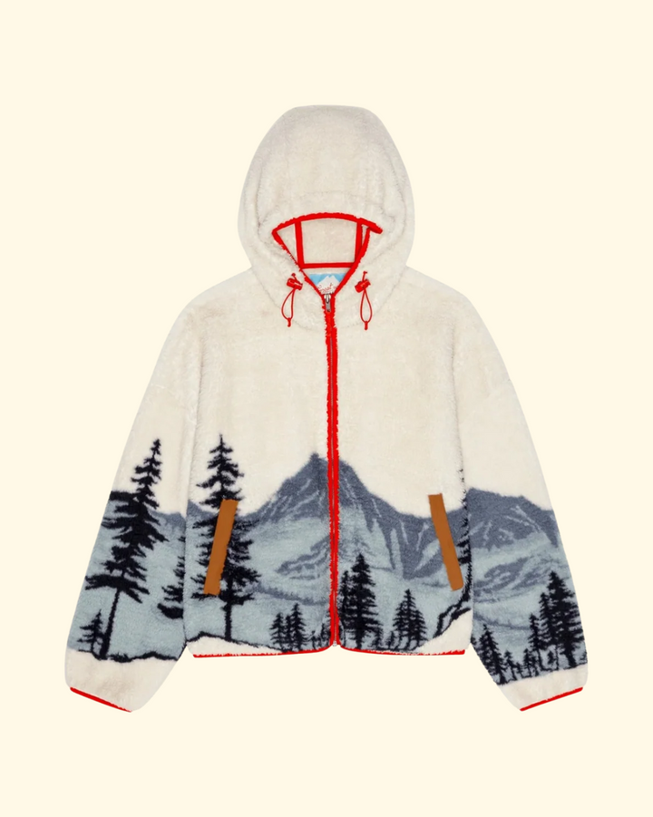 The Plush Horizon Full Zip | Snowcap View Landscape