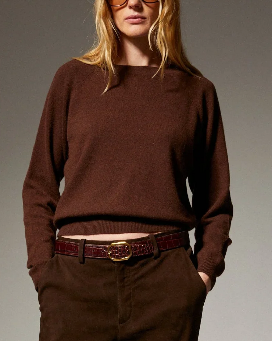 L/S Raglan Sweater | Americano