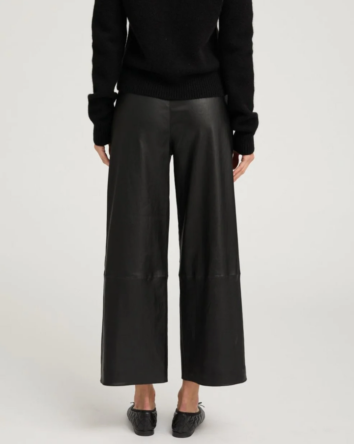 Cropped Baggy Trouser | Black