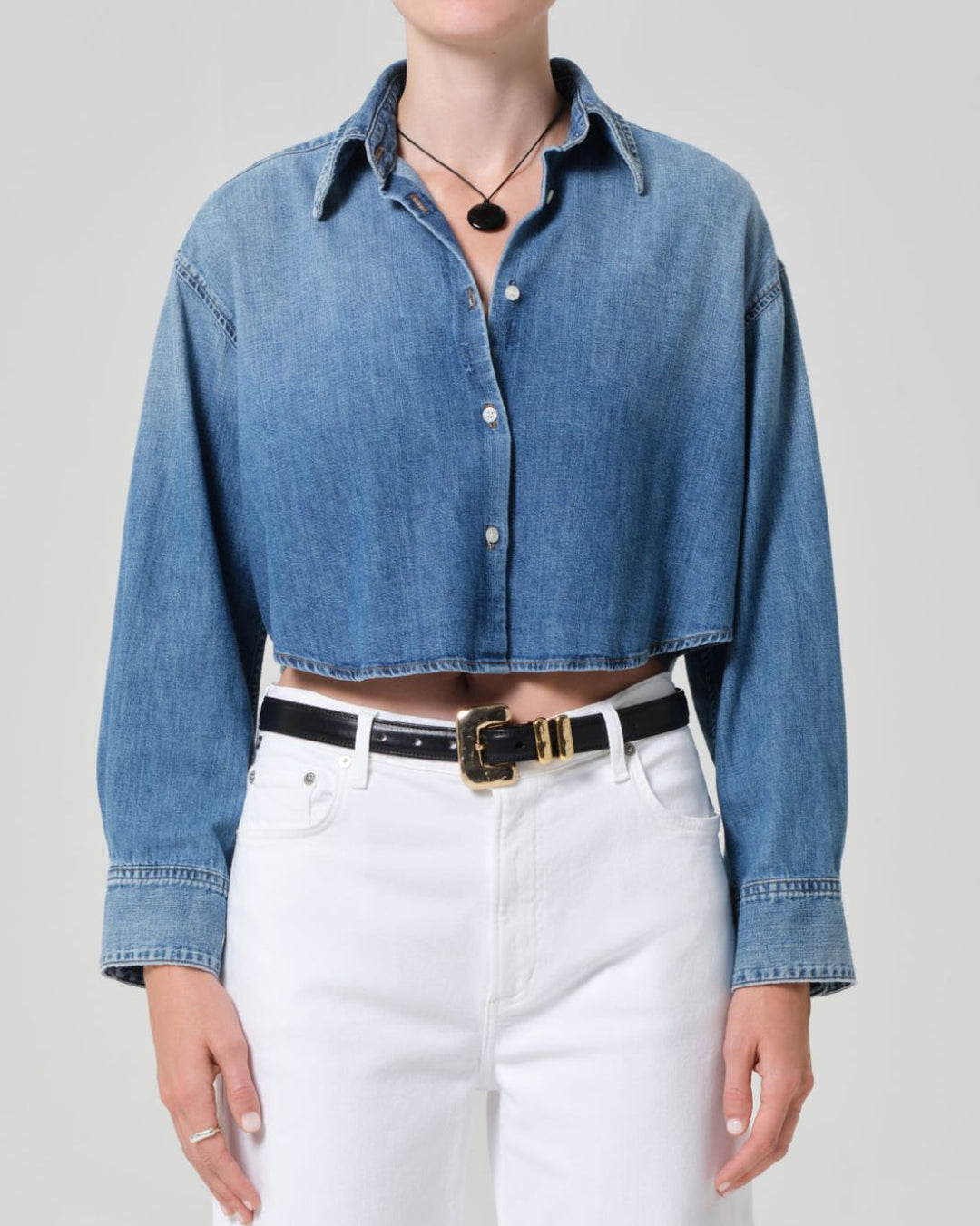 Ana Cropped Shirt | Somerset