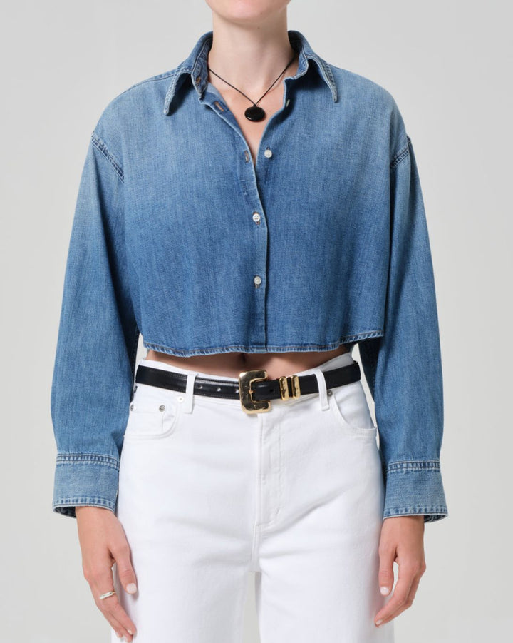 Ana Cropped Shirt | Somerset