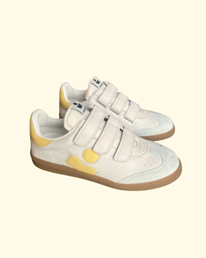 Beth Sneaker | Chalk/Butter