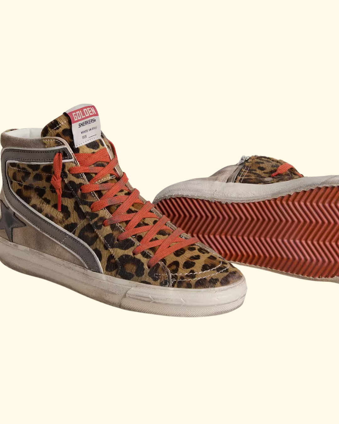 Slide Double Quarter | Maculated/Beige/Antr