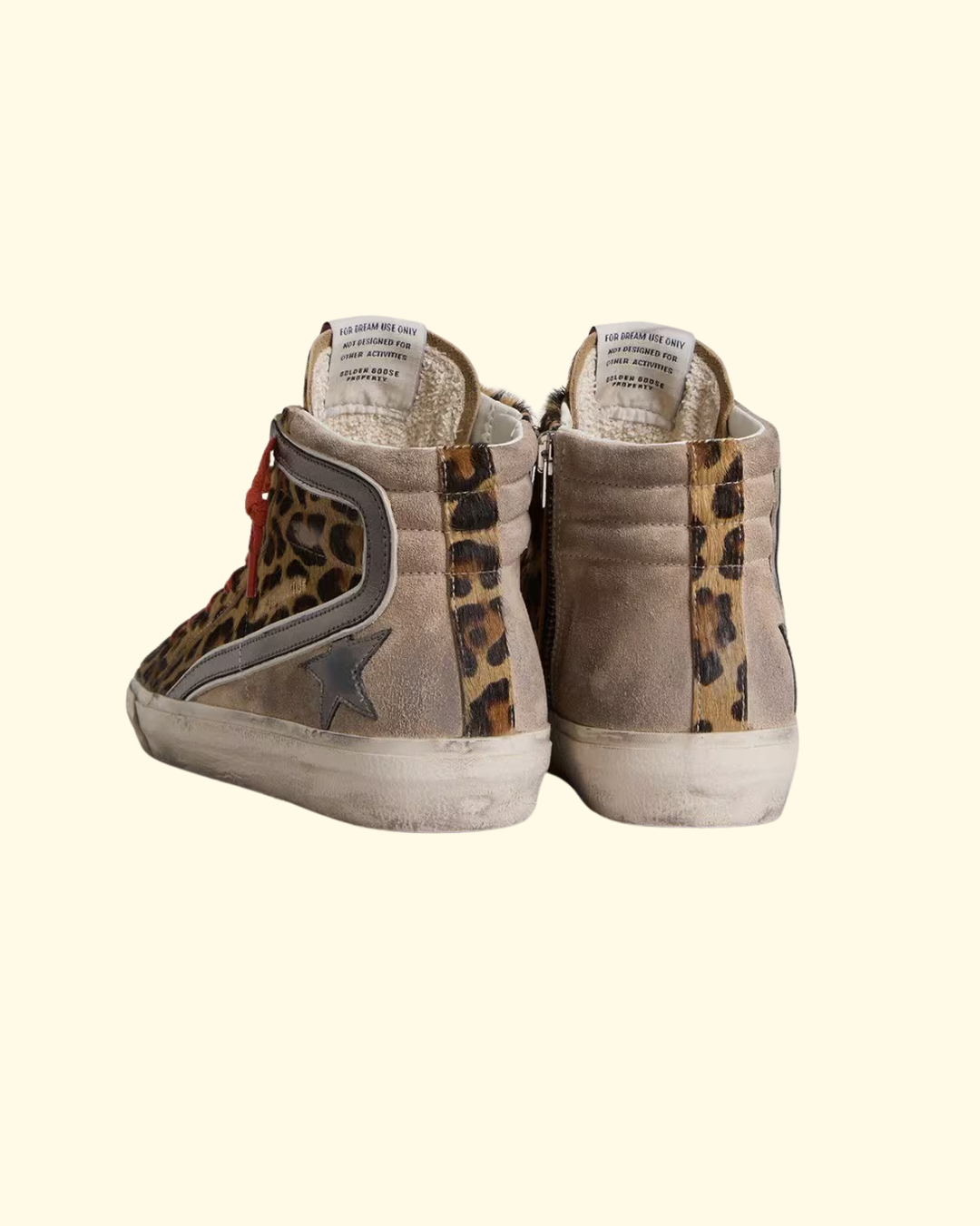 Slide Double Quarter | Maculated/Beige/Antr