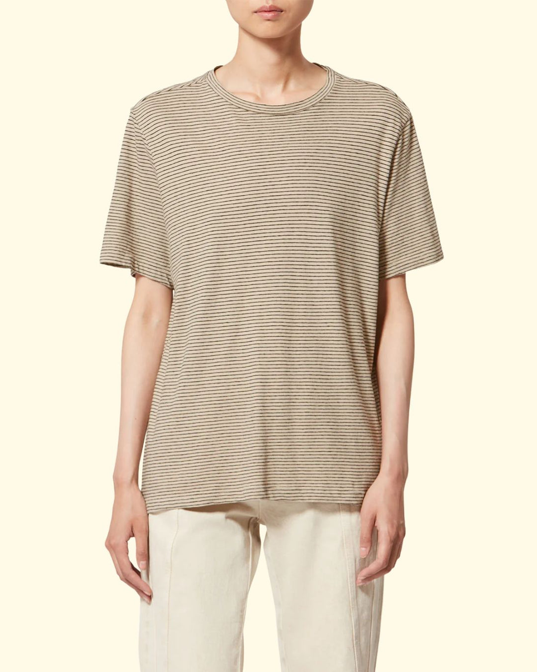 Zewel T-Shirt | Black/Beige