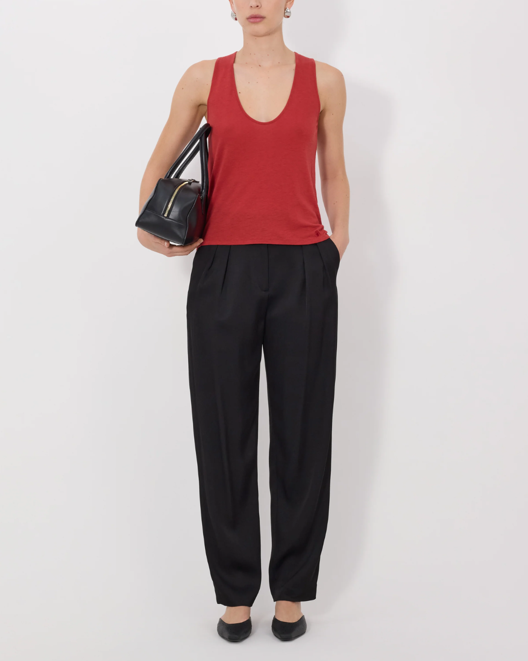 Albia Tank Top | Red