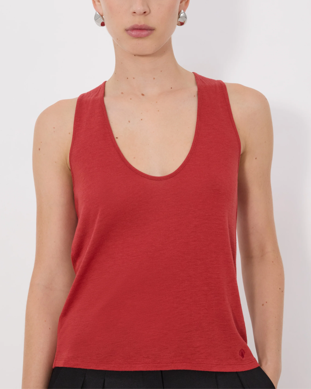 Albia Tank Top | Red