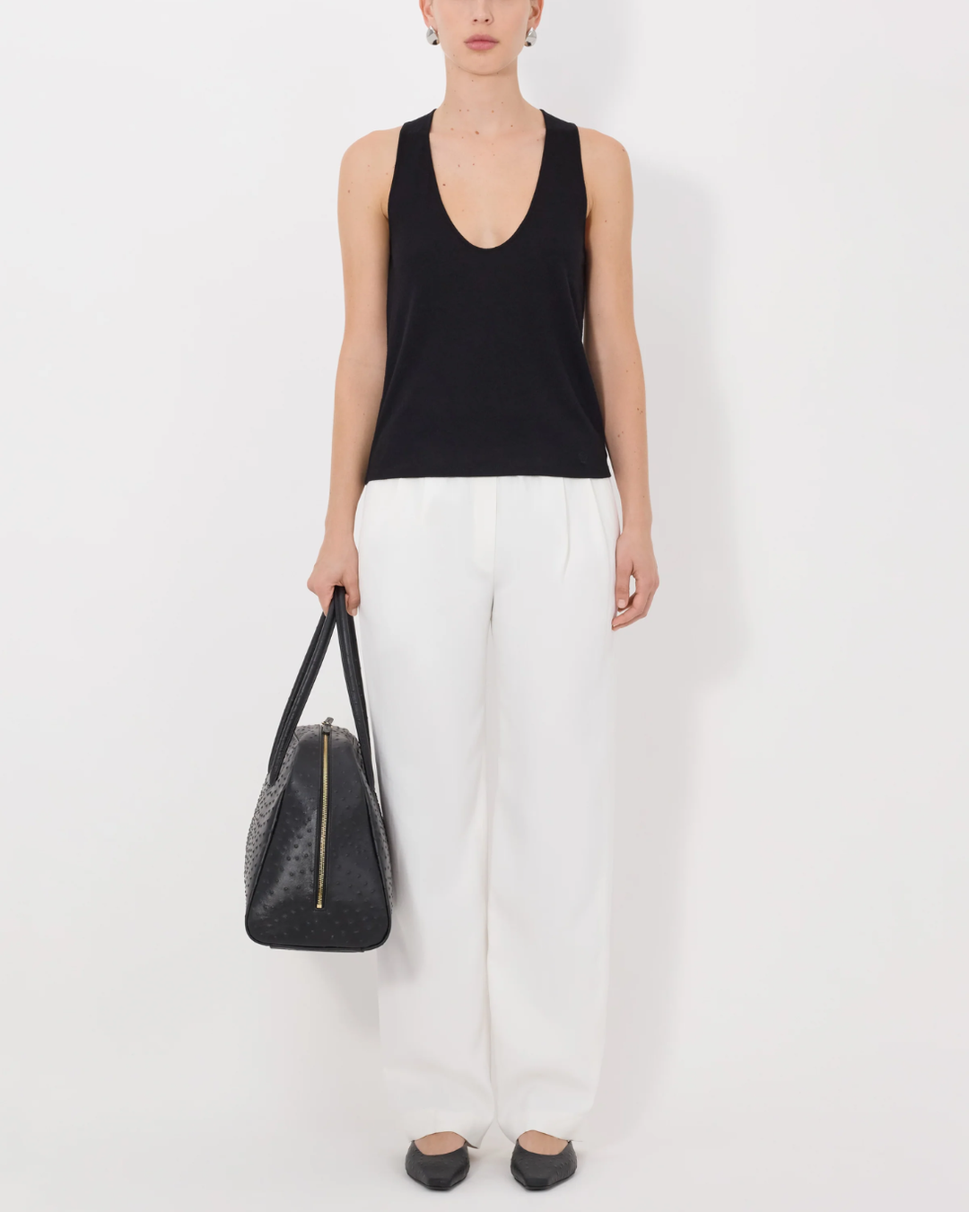 Albia Tank Top | Black