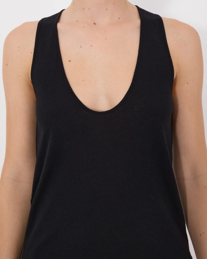 Albia Tank Top | Black