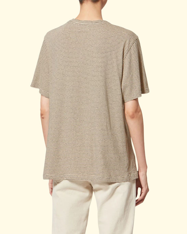 Zewel T-Shirt | Black/Beige