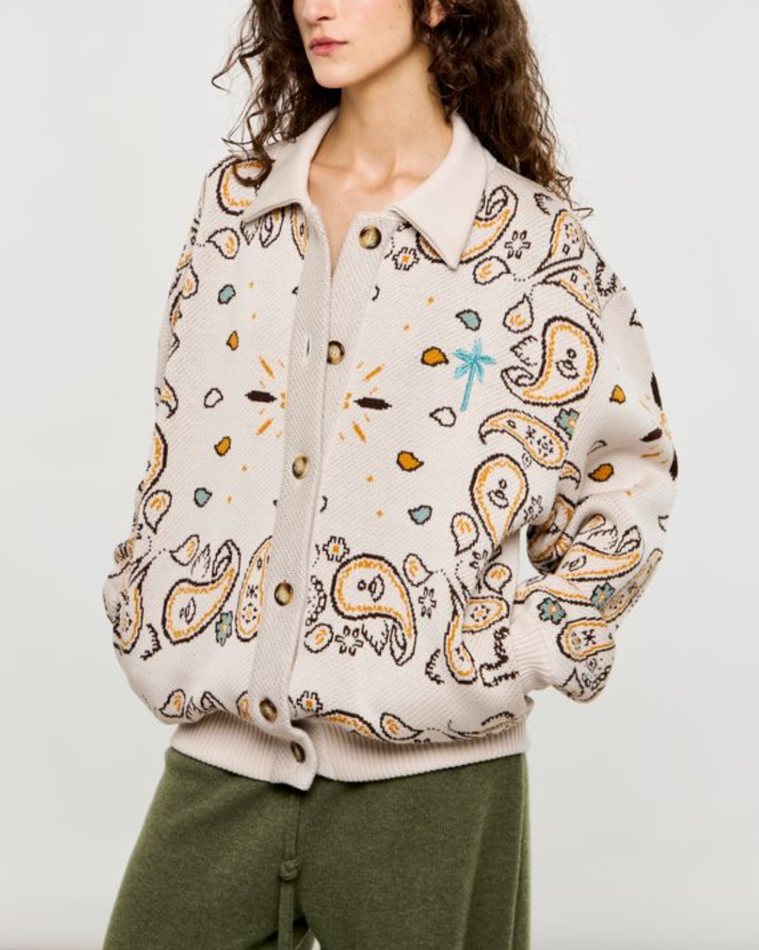 Bandana Bomber | White