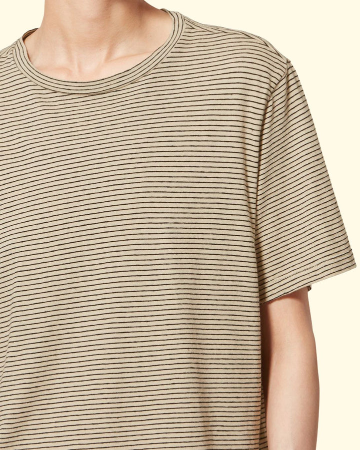 Zewel T-Shirt | Black/Beige