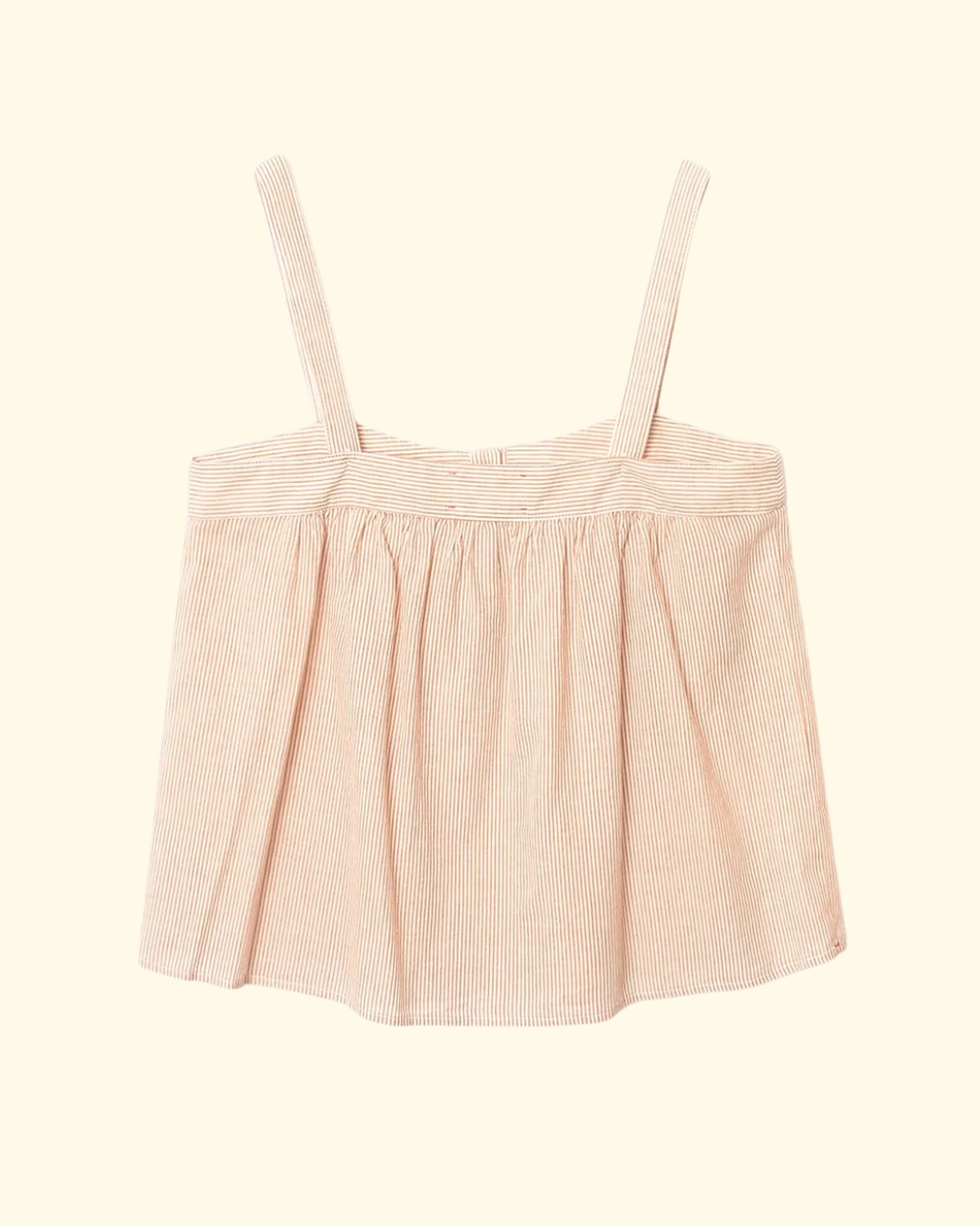 Maryn Top | Burnt Sienna Stripe