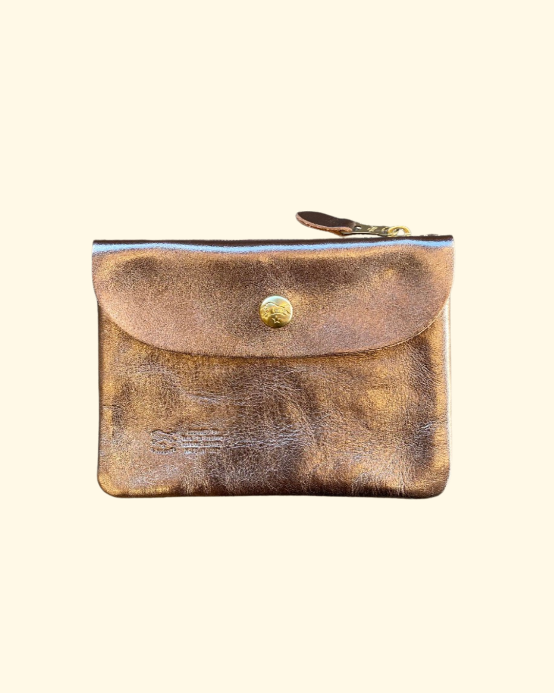 Classic Envelope Pouch | Metallic Bronze