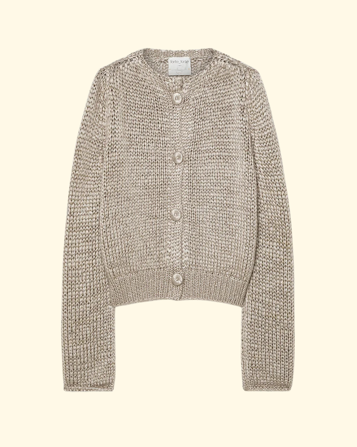Cashmere Silk Mohair Cardigan | Mandorla