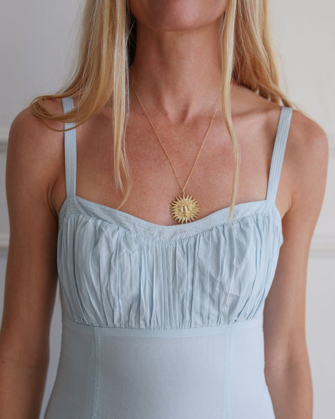Emmaline SL Midi Dress | Adriatic