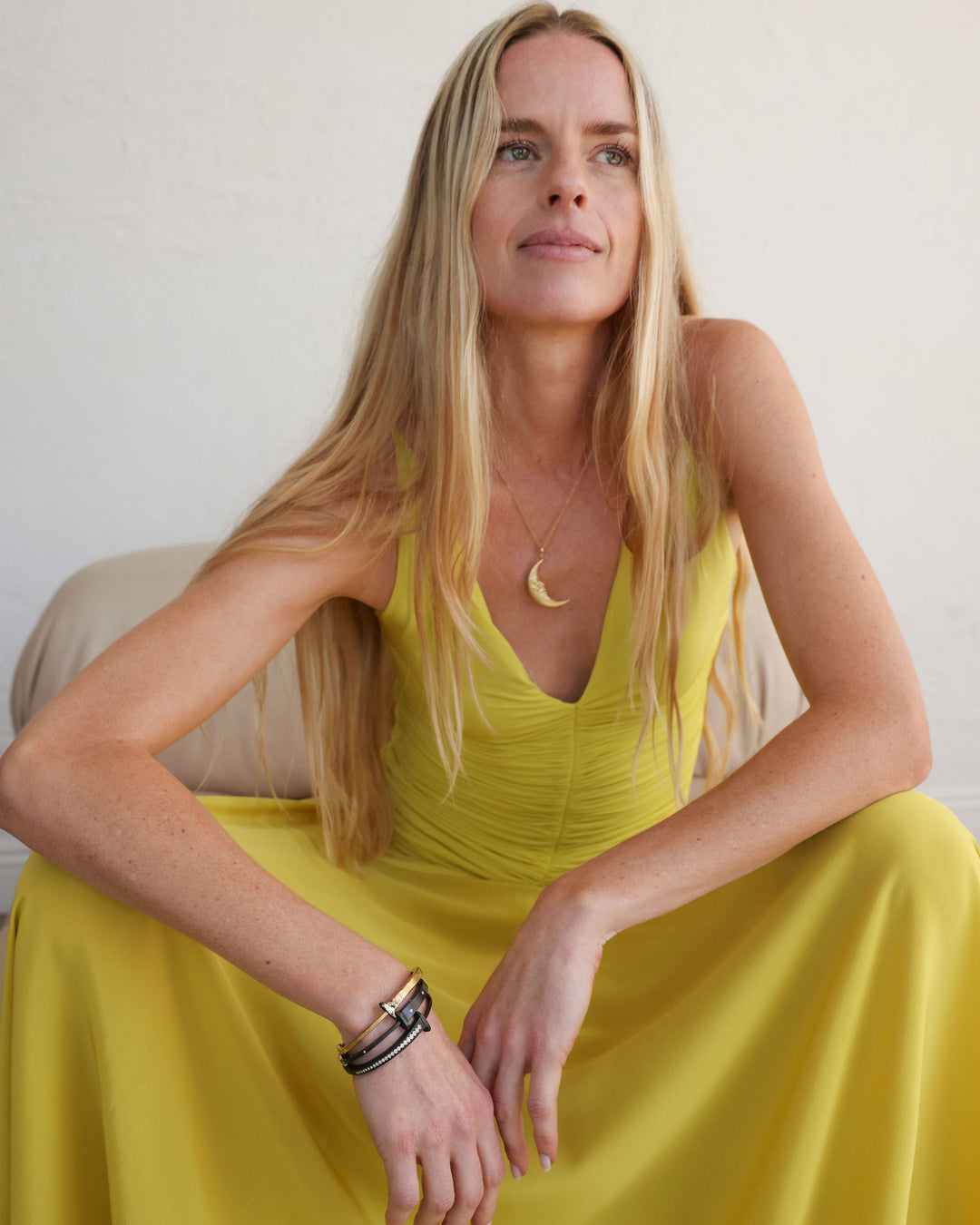 Crescent Moonface Hanging Pendant - ONLINE ONLY