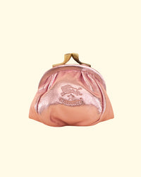 Classic Mini Coin Purse | Metallic Pink