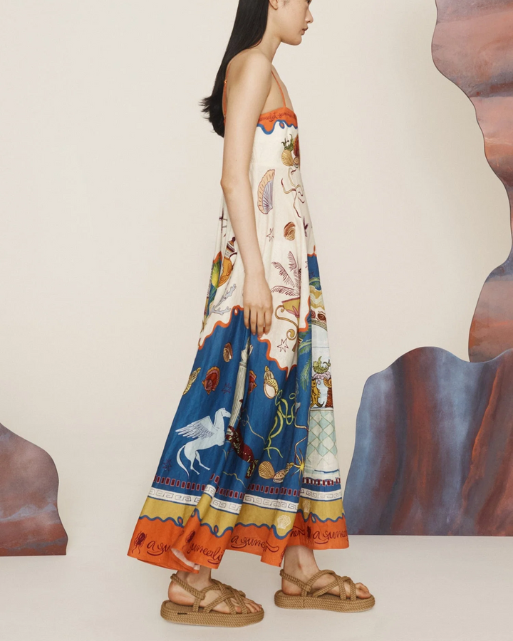 Surrealist Summer Sundress | Multi