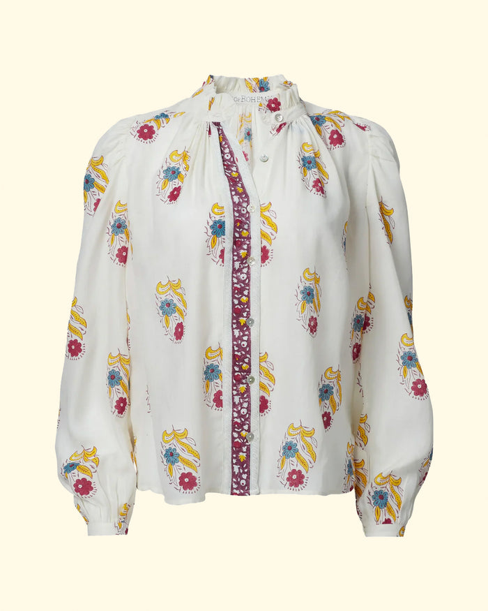 Annabel Fireflower Shirt | Ivory