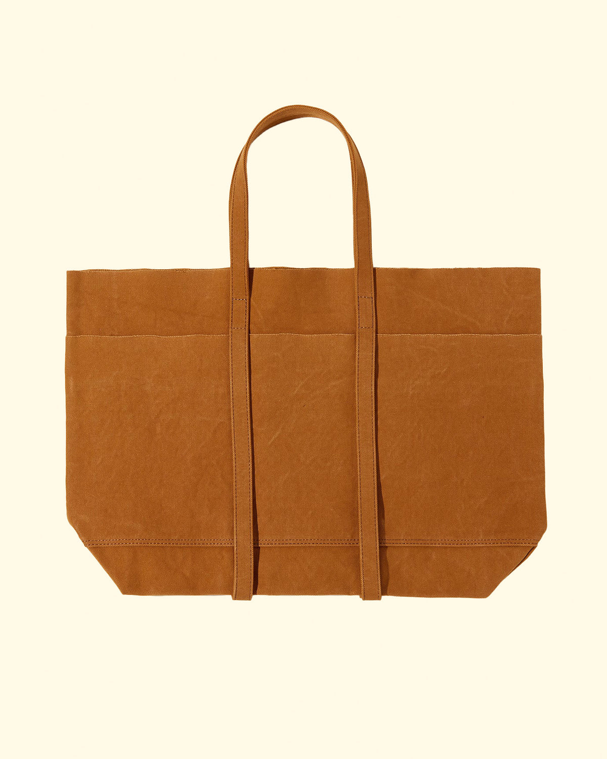 Washed Canvas 6pocket Tote M | Mustard