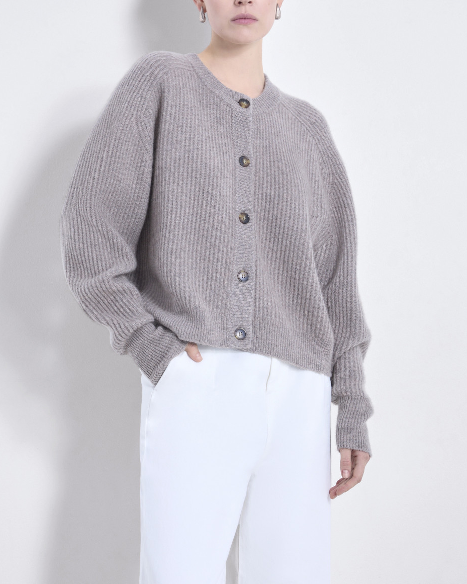 Bastia Oversized Cardigan | Coast Beige