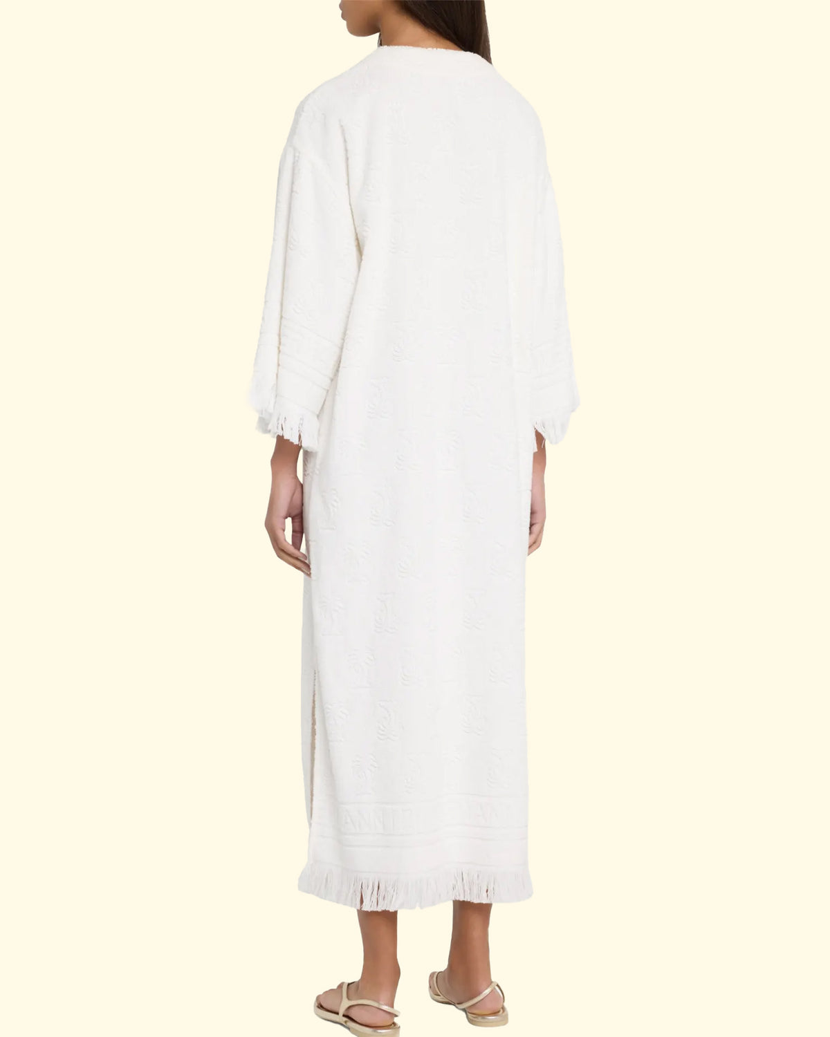 Alight Toweling Midi Dress | Ivory