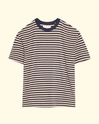 Elisabetta Relaxed Tee | Navy Stripe