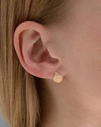 Tiny Seashell Stud | 14k Yellow Gold