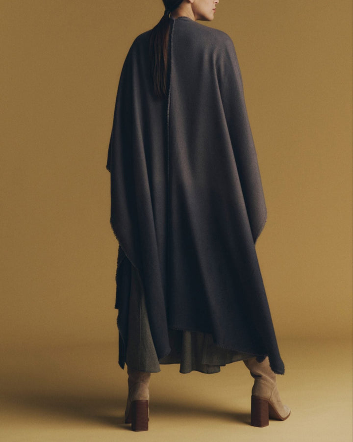 Flowing Cashmere Coat Degradee | Ore & Vortex