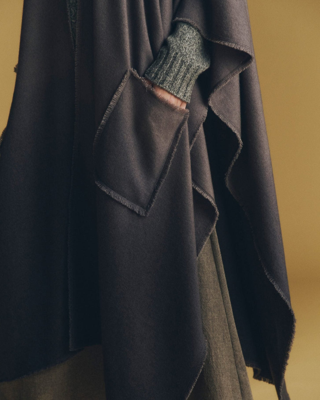 Flowing Cashmere Coat Degradee | Ore & Vortex