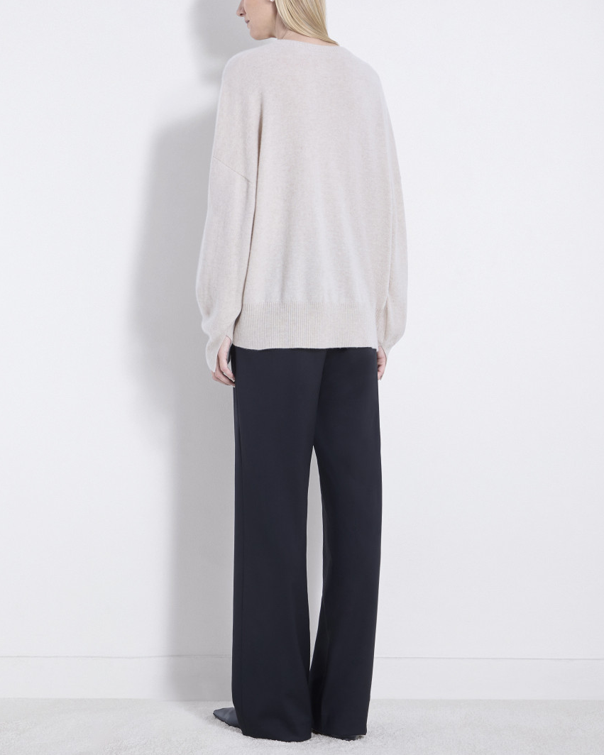 Anaa Cashmere Sweater | Oat Melange