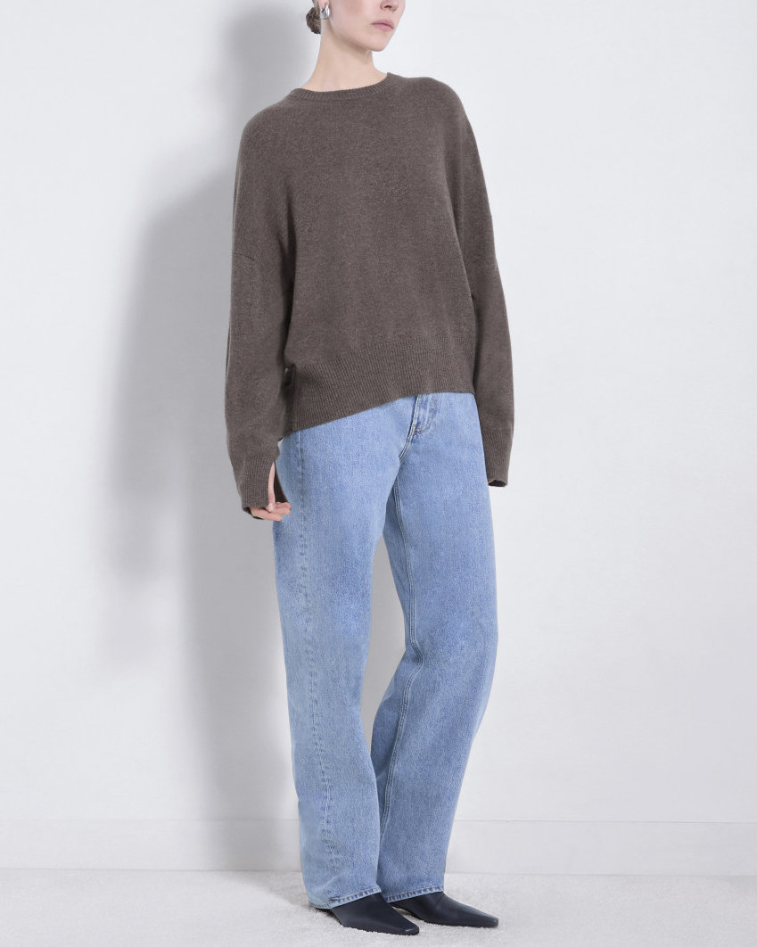 Anaa Cashmere Sweater | Wood