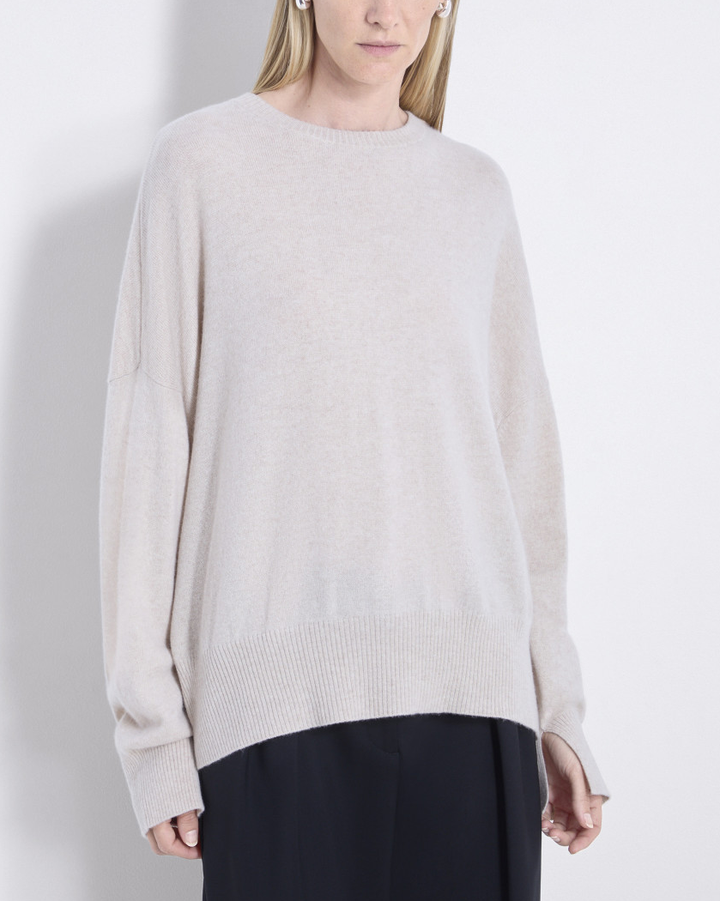 Anaa Cashmere Sweater | Oat Melange