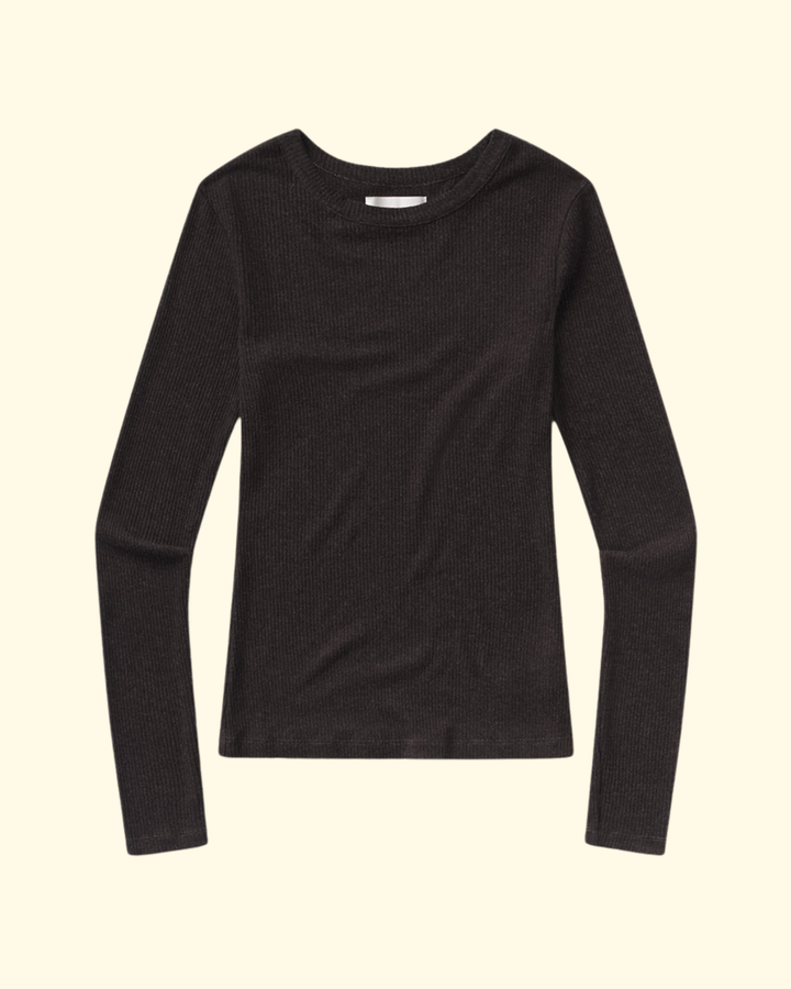 Bina Crewneck | Heather Brown