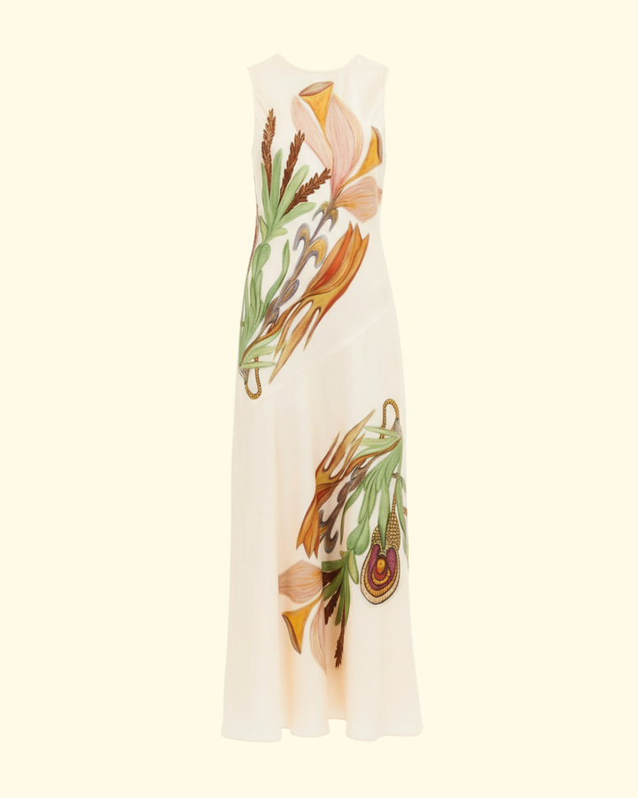 Gaea SL Midi Dress | Nature