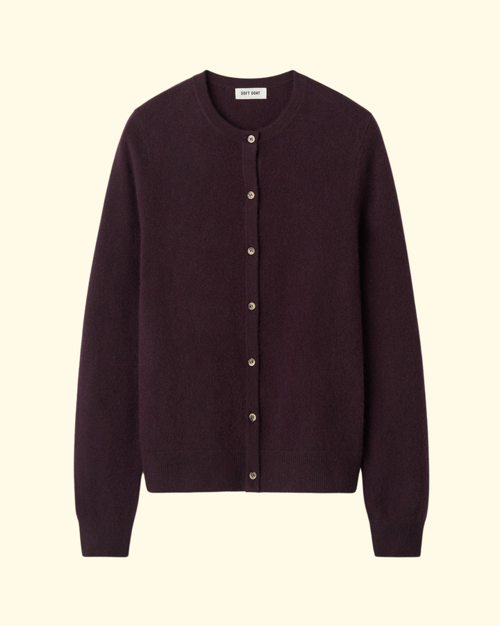 Cardigan | Midnight Plum