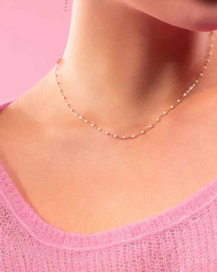 Classic Gigi Necklace | Baby Pink
