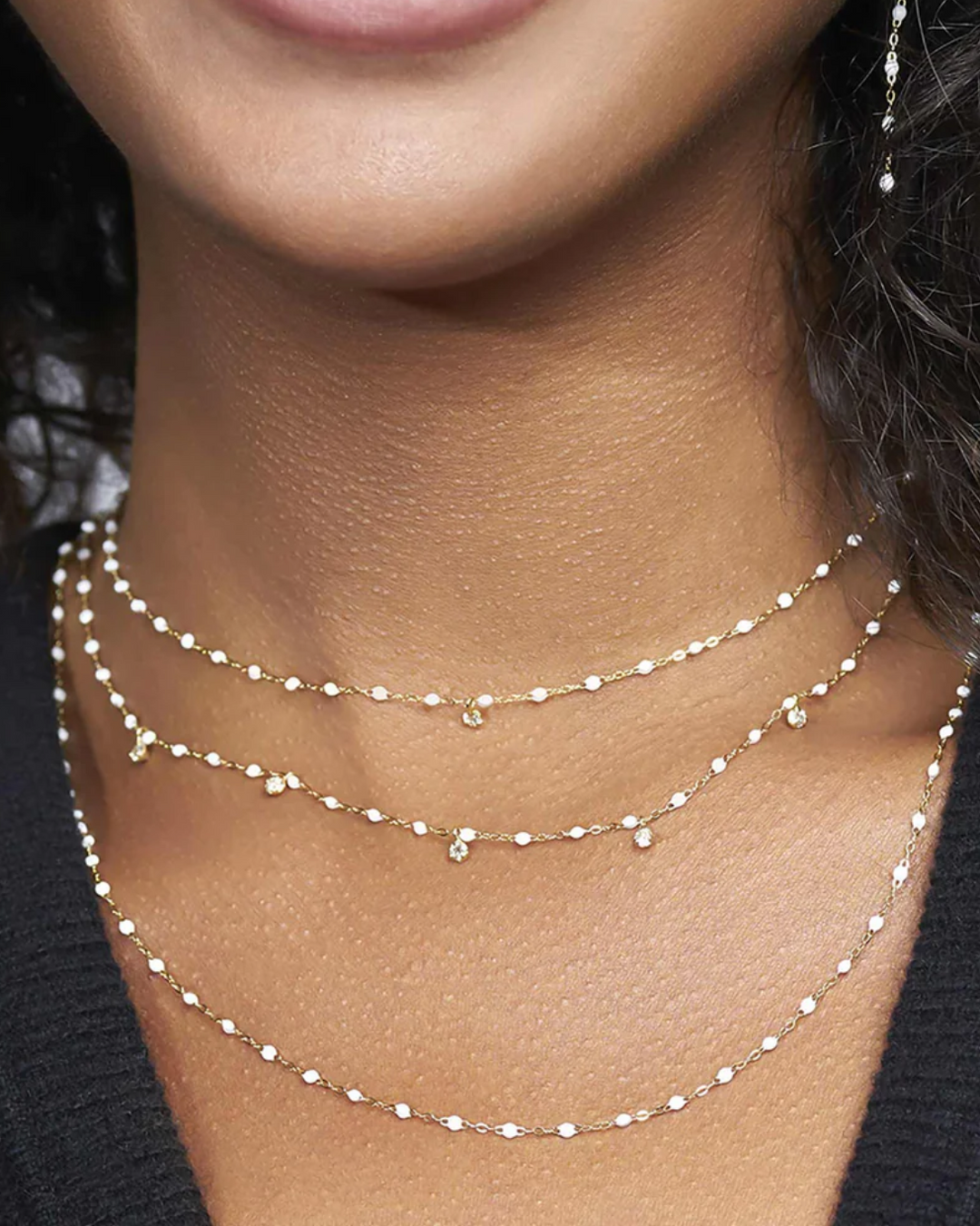 Gigi Supreme Classic 1 Diamond Necklace | White