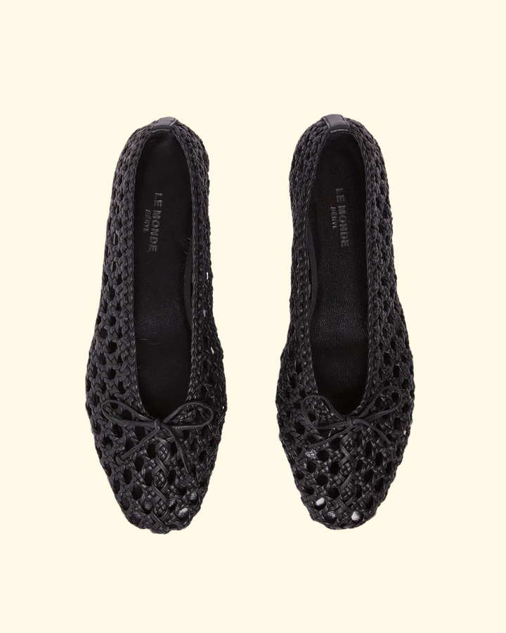 Regency Woven Slipper | Black