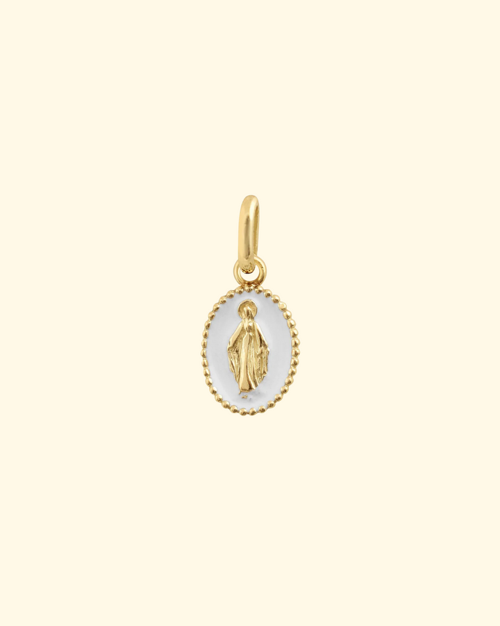 Resin Madone Pendant | White