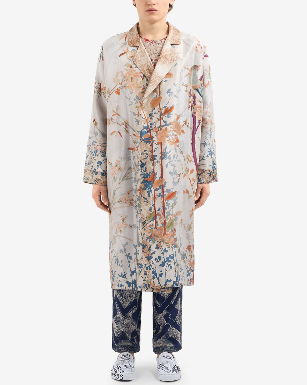 Enekam Silk Jacket | Ecru