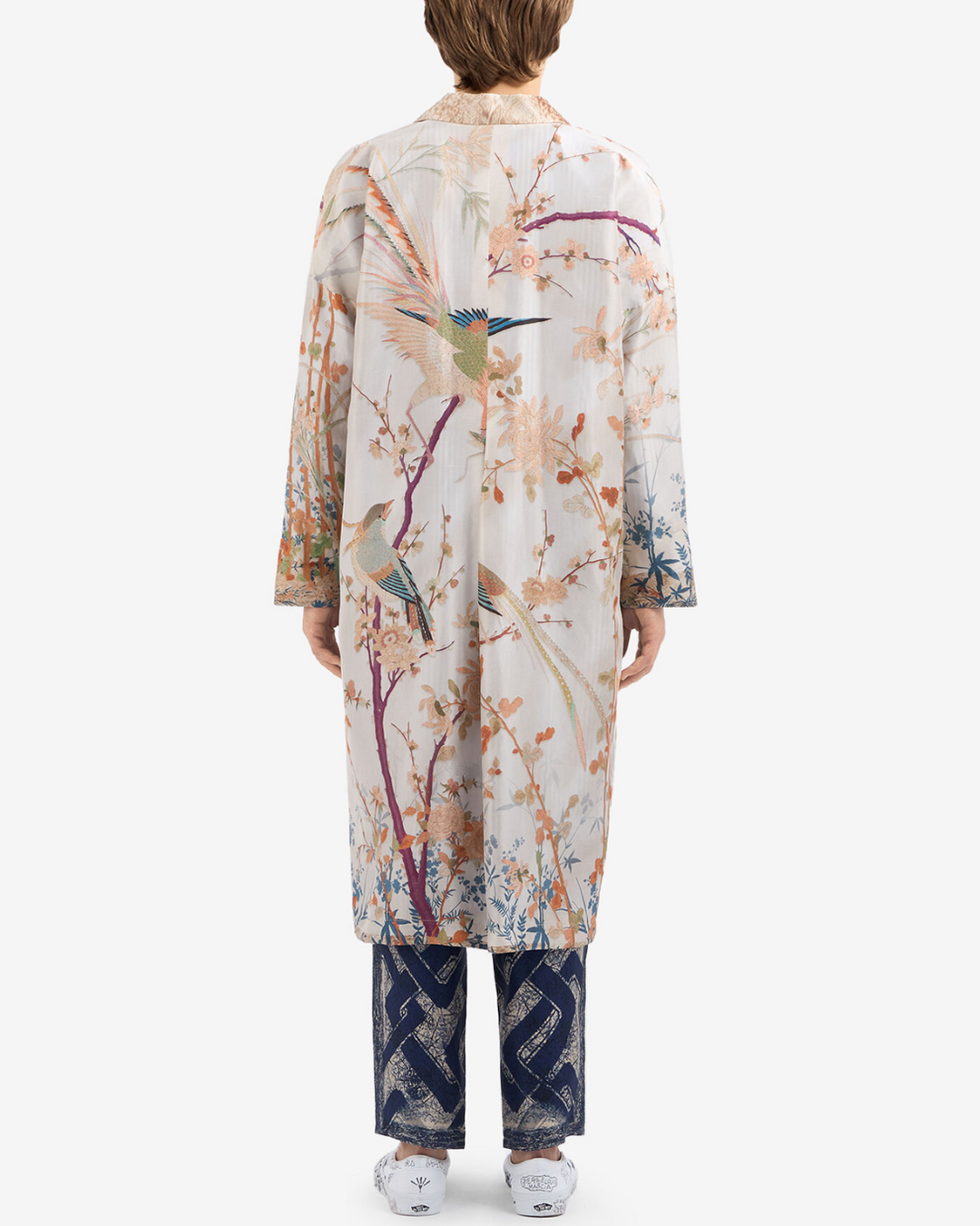 Enekam Silk Jacket | Ecru