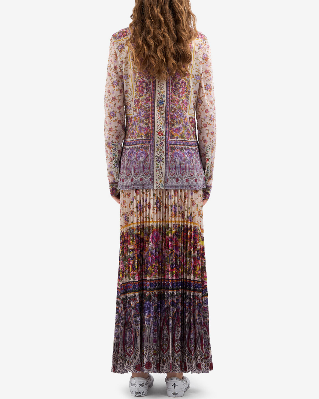 Stich Long Sleeve Shirt | Lilac Multicolor