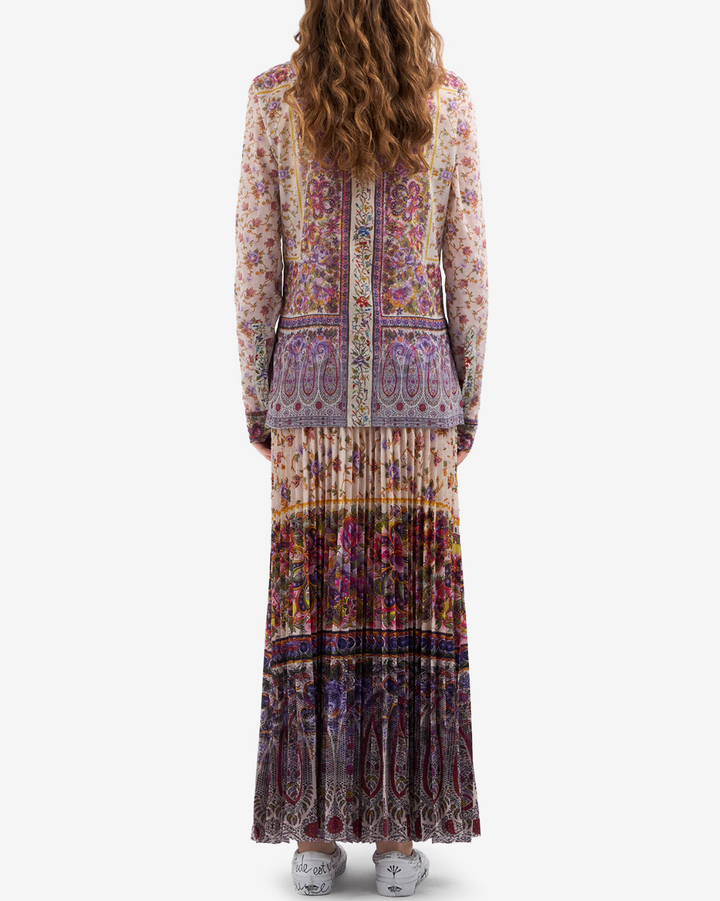 Stich Long Sleeve Shirt | Lilac Multicolor