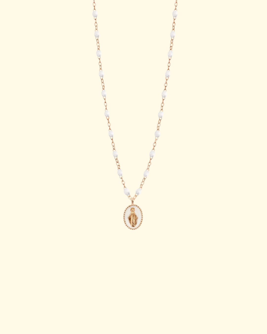 Resin Madone Pendant | White