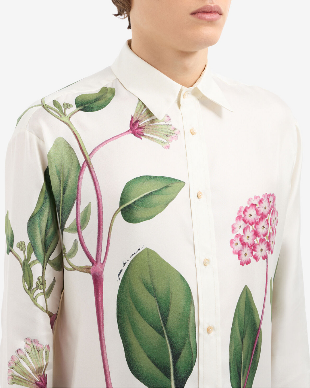 Aloegots Silk Shirt | White